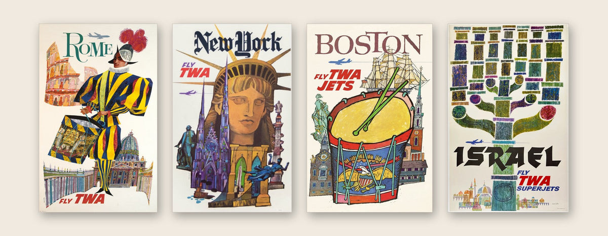 David Klein and the TWA Posters