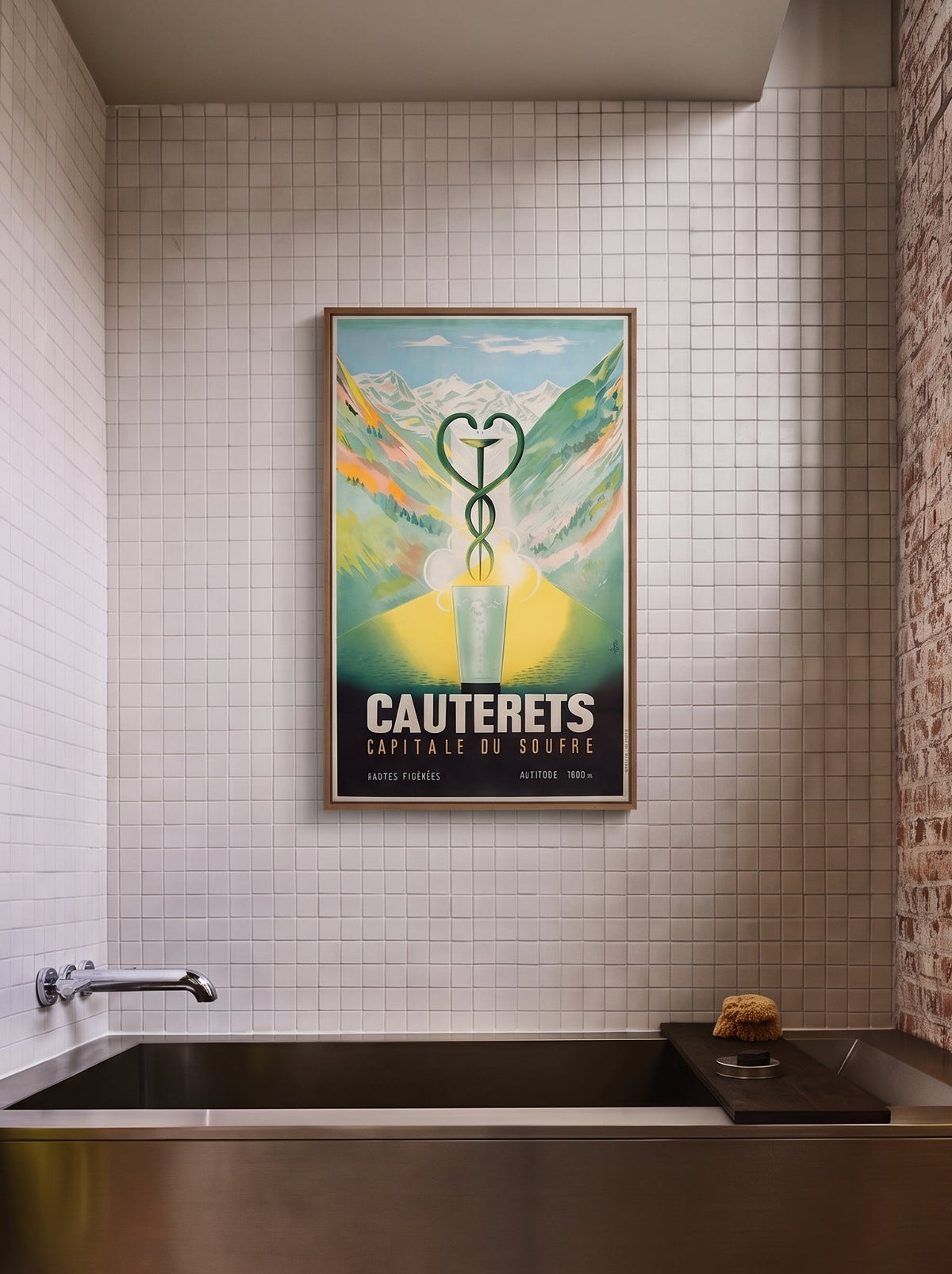 Cauterets poster by Ebe issued by the town's tourist office