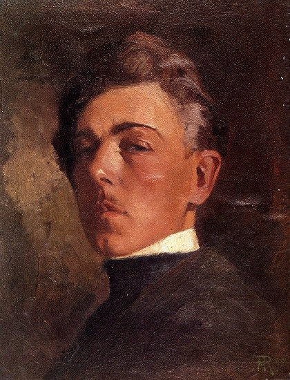 Self-portrait of the artist René Allenbach