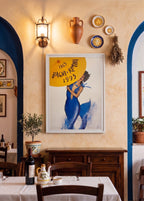 This piece is sold unframed, carefully rolled and shipped in a rigid tube to ensure it arrives in pristine condition.